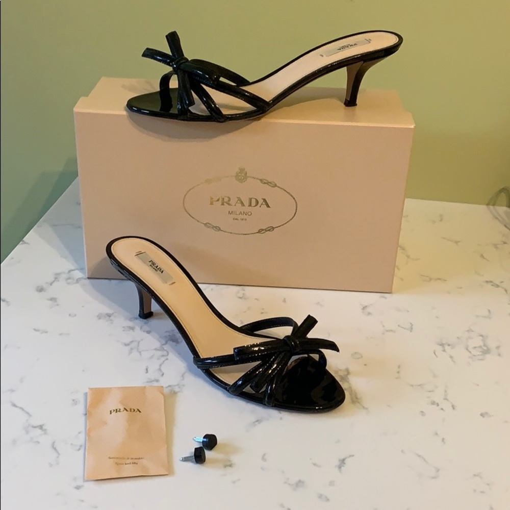 Prada black Vernice Nero